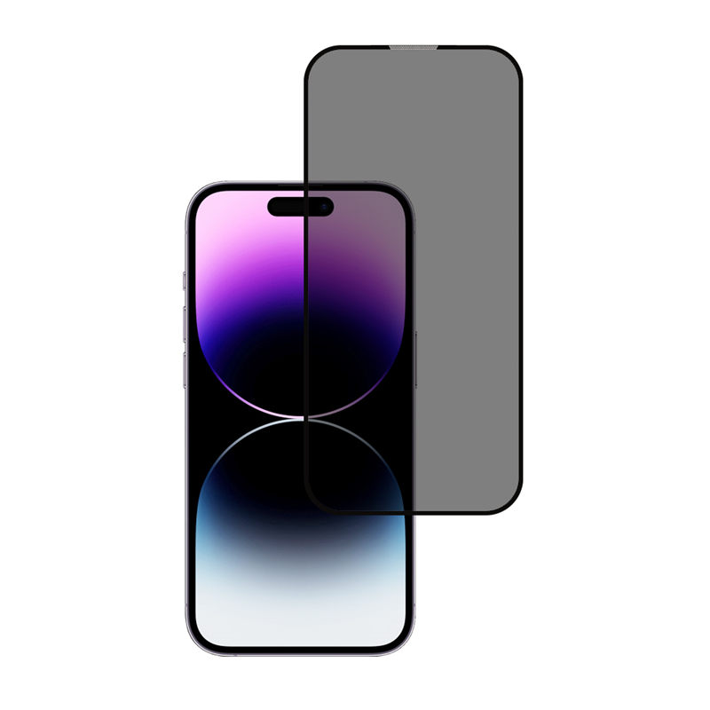 Alink privacy full cover tempered glass screen protector for Apple iPhone 14 Pro Max