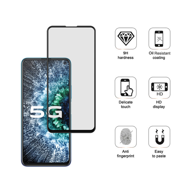 Alink 3D hot bending full glue tempered glass screen protector for iQOO Neo3