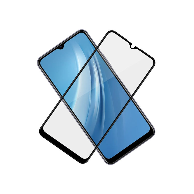 Alink 2.5D silk print full glue tempered glass screen protector for iQOO U1x