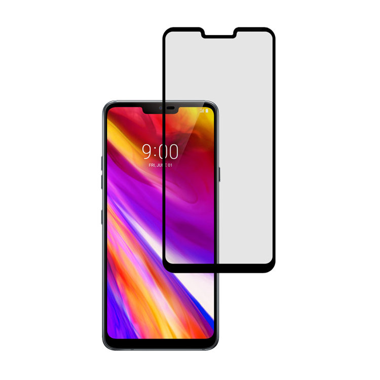 Alink 3D hot bending edge glue tempered glass screen protector for LG G7