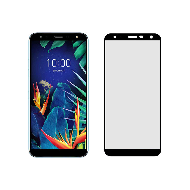 Alink 3D hot bending edge glue tempered glass screen protector for LG K40