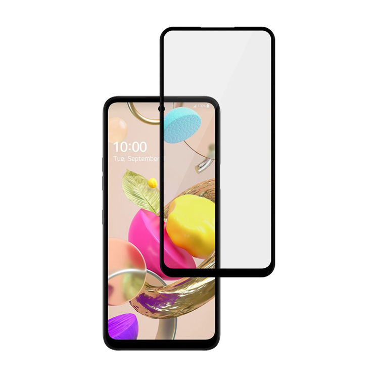 Alink 2.5D silk print full glue tempered glass screen protector for LG K42
