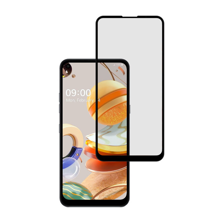 Alink 3D hot bending full glue tempered glass screen protector for LG K61