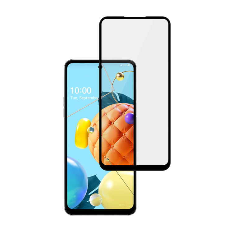 Alink 3D hot bending edge glue tempered glass screen protector for LG K62