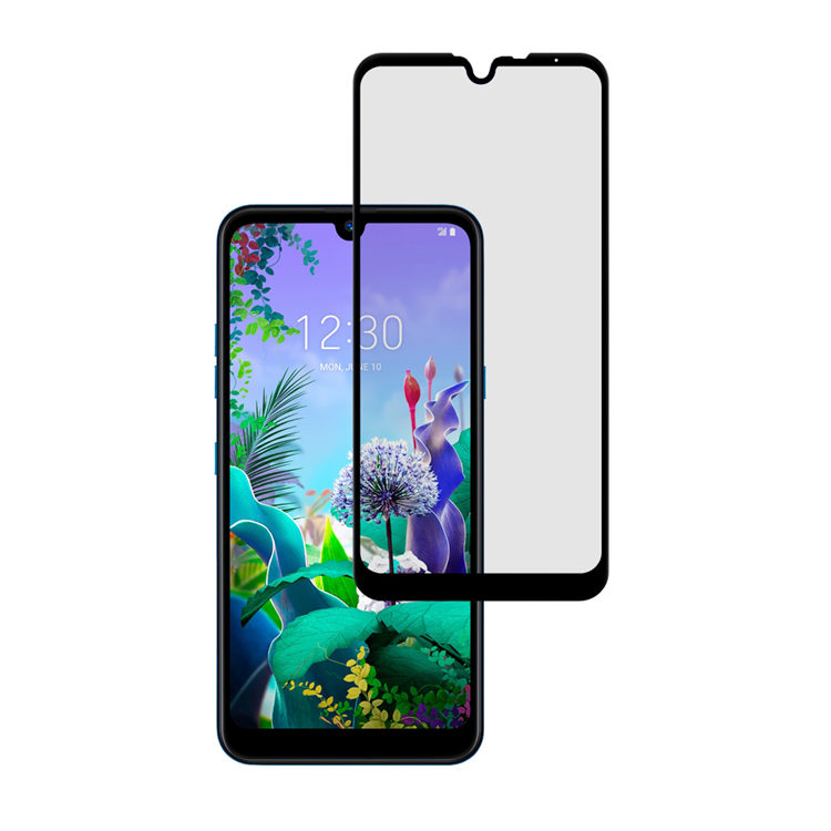 Alink 3D hot bending full glue tempered glass screen protector for LG Q60