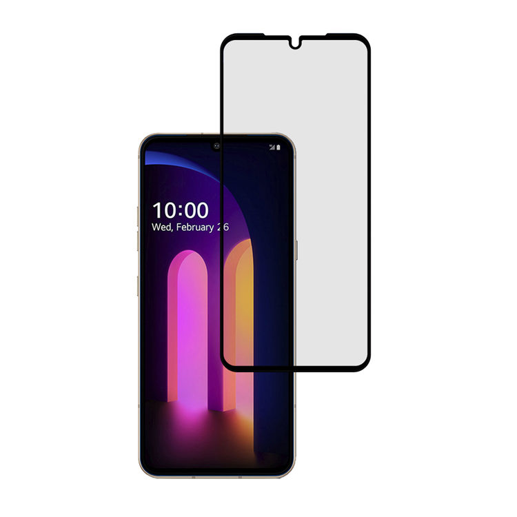 Alink 3D hot bending full glue tempered glass screen protector for LG V60