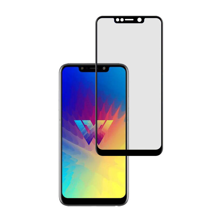 Alink 3D hot bending edge glue tempered glass screen protector for LG W10