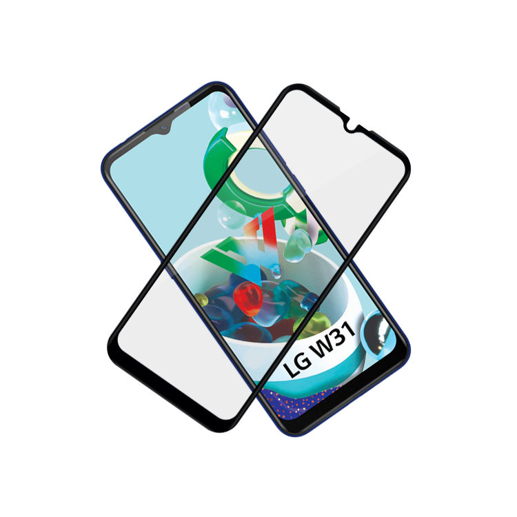 Alink 3D hot bending full glue tempered glass screen protector for LG W31