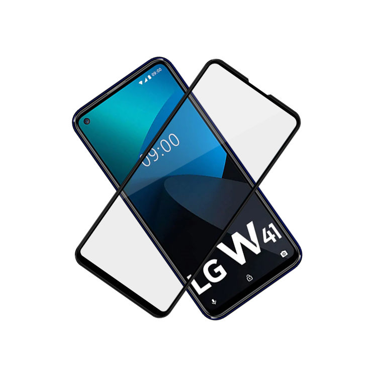 Alink 3D hot bending full glue tempered glass screen protector for LG W41
