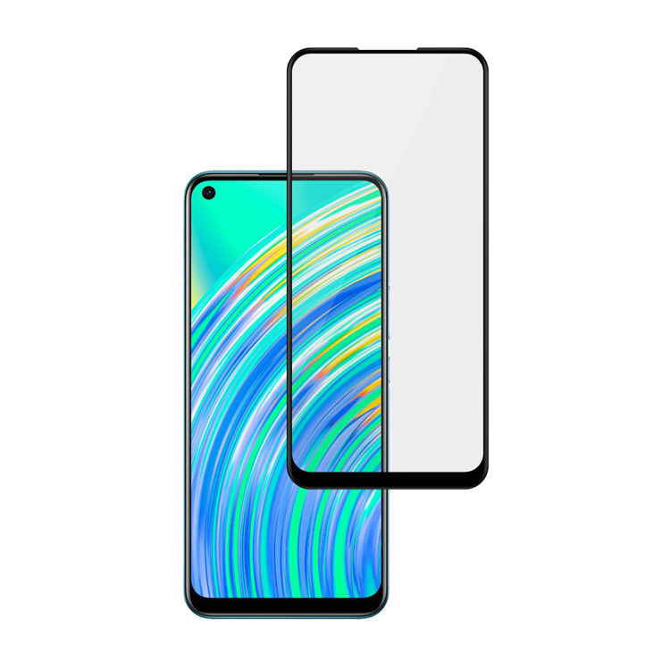 Alink 3D hot bending edge glue tempered glass screen protector for Realme C17
