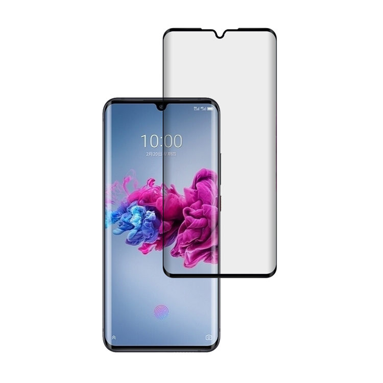 Alink 3D curved precise carving tempered glass screen protector for ZTE Axon 11