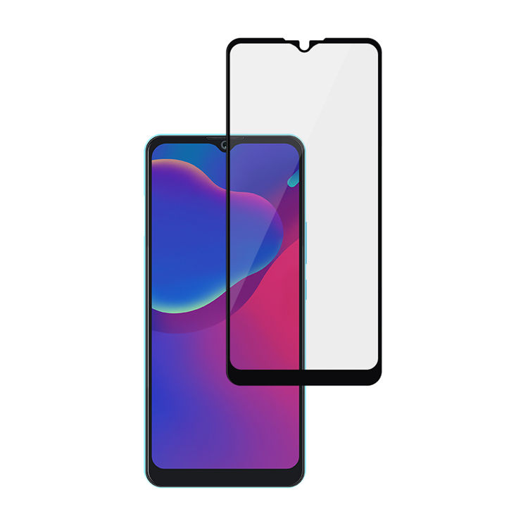 Alink 2.5D silk print full glue tempered glass screen protector for ZTE Blade V2021 5G