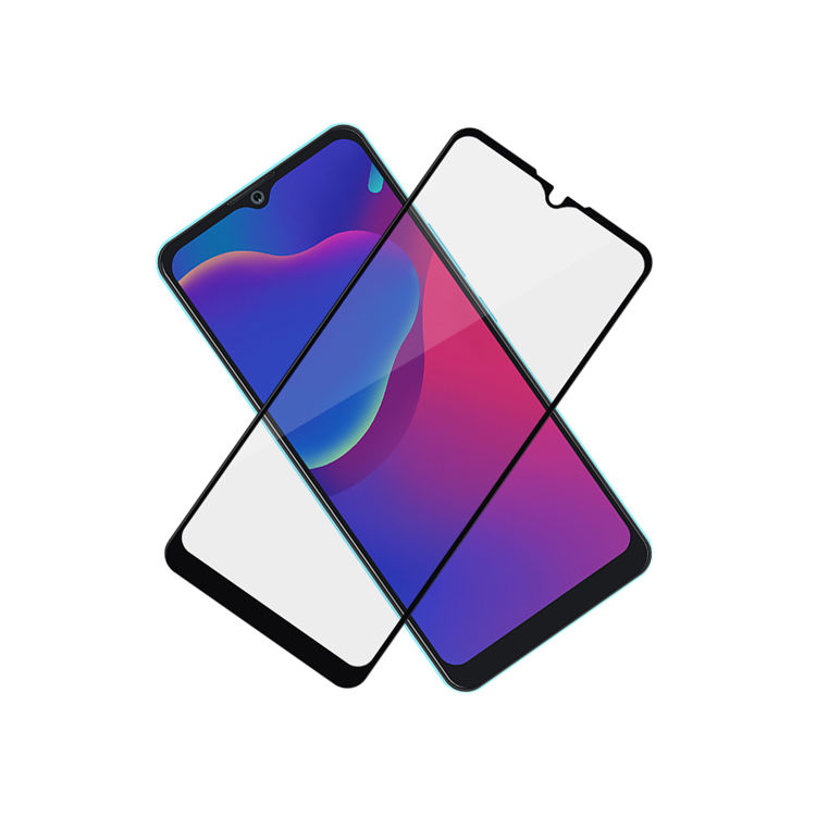 Alink 2.5D silk print full glue tempered glass screen protector for ZTE Blade V2021 5G