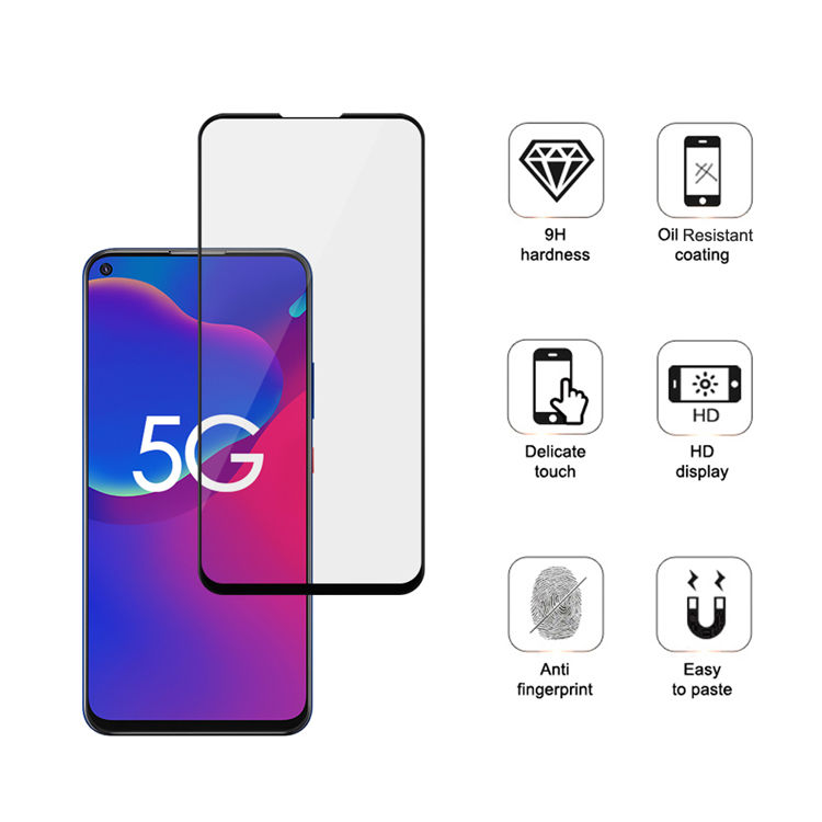 Alink 3D hot bending full glue tempered glass screen protector for ZTE Axon 11 SE