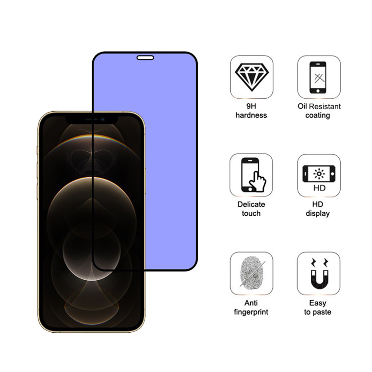 Alink anti blue light tempered glass screen protector for Apple iPhone 12 Pro Max