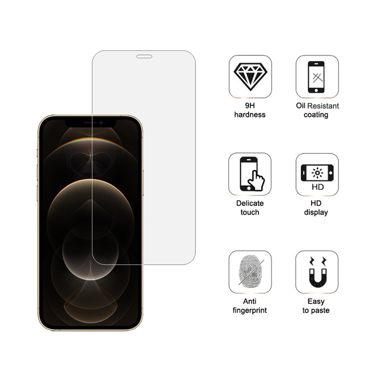 Alink 2.5D clear HD tempered glass screen protector for Apple iPhone 12 Pro