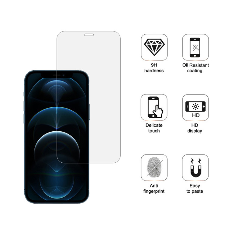 Alink 2.5D clear HD tempered glass screen protector for Apple iPhone 12 Pro Max
