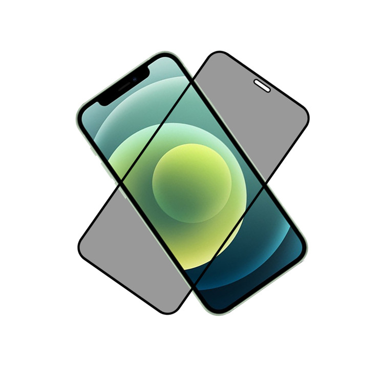 Alink privacy full cover tempered glass screen protector for Apple iPhone 12