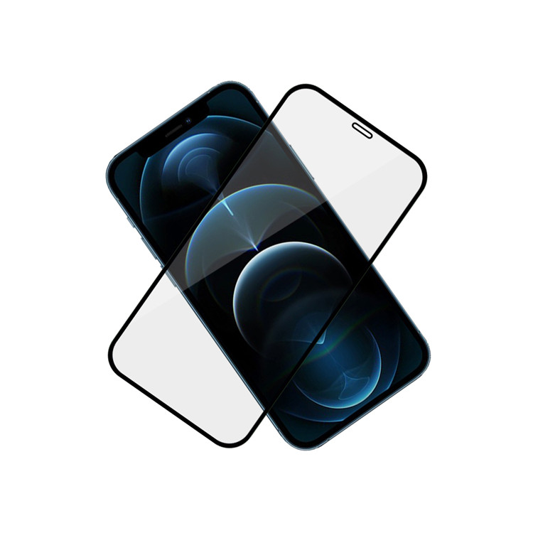 Alink 2.5D silk print full glue tempered glass screen protector for Apple iPhone 12 Pro Max