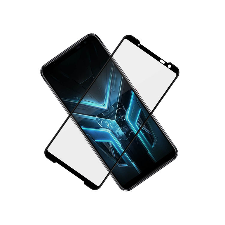 Alink 2.5D silk print full glue tempered glass screen protector for Asus ROG Phone 3 ZS661KS
