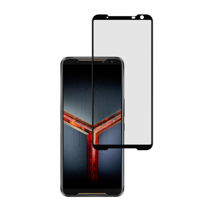 Alink 2.5D silk print full glue tempered glass screen protector for Asus ROG Phone II ZS660KL