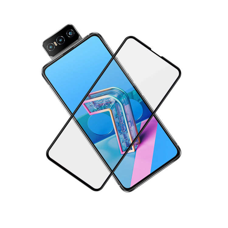 Alink 3D hot bending edge glue tempered glass screen protector for Asus Zenfone 7 ZS670KS