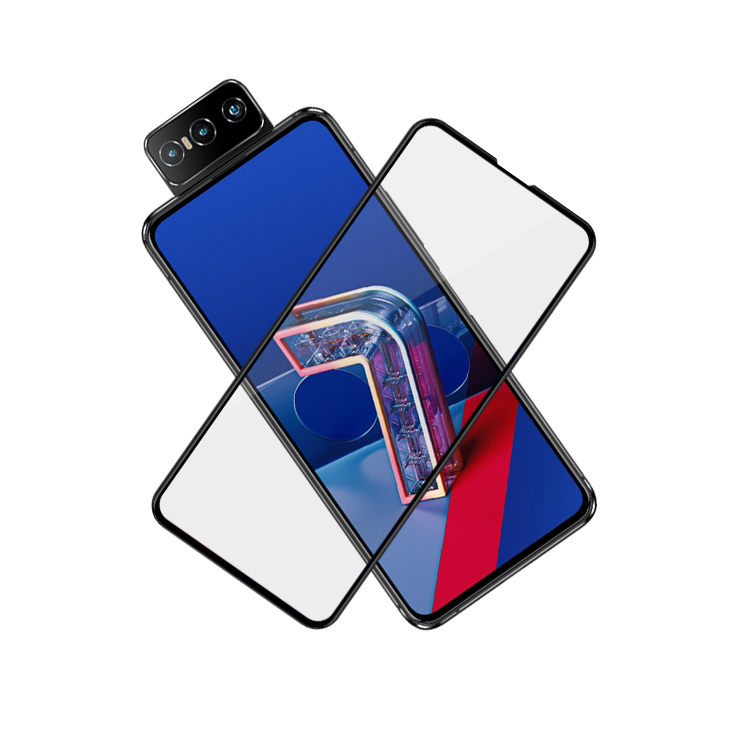 Alink 3D hot bending edge glue tempered glass screen protector for Asus Zenfone 7 Pro ZS671KS