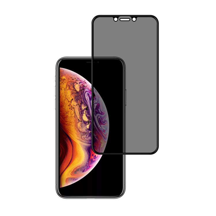 Alink 3D privacy full cover tempered glass screen protector for Apple iPhone 11 Pro / Xs