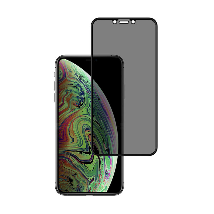 Alink 3D privacy full cover tempered glass screen protector for Apple iPhone 11 Pro Max / Xs Max