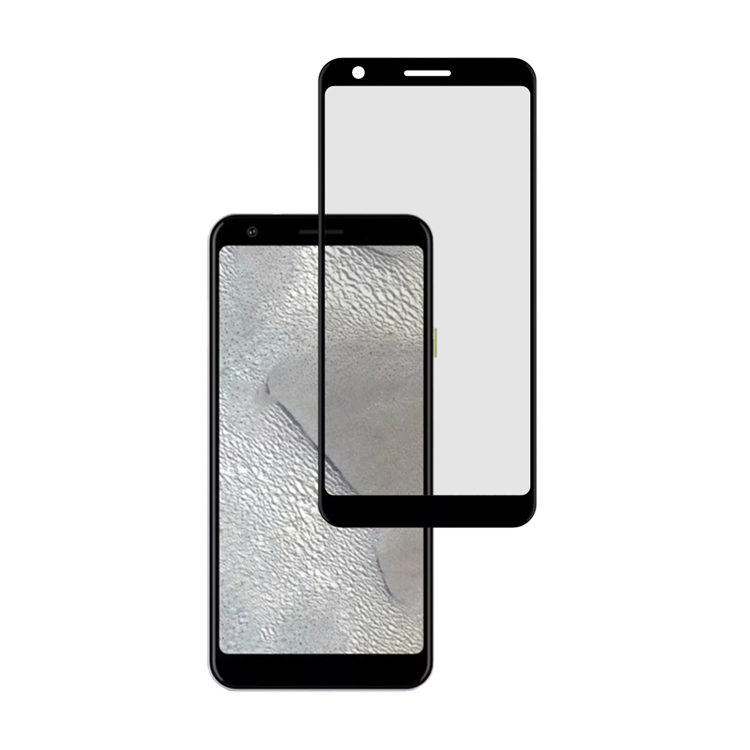 Alink 3D hot bending full glue tempered glass screen protector for Google Pixel 3 Lite