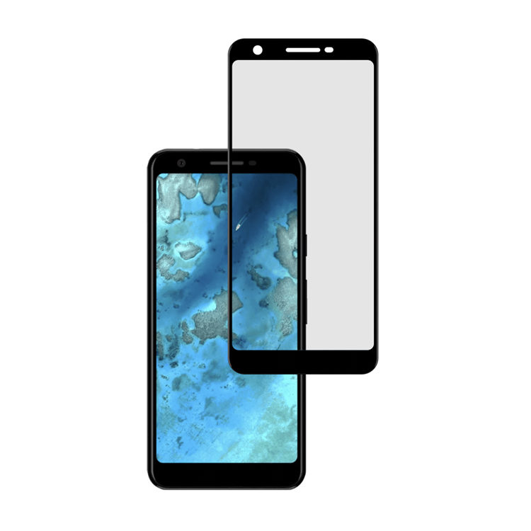 Alink 2.5D silk print full glue tempered glass screen protector for Google Pixel 3 XL Lite