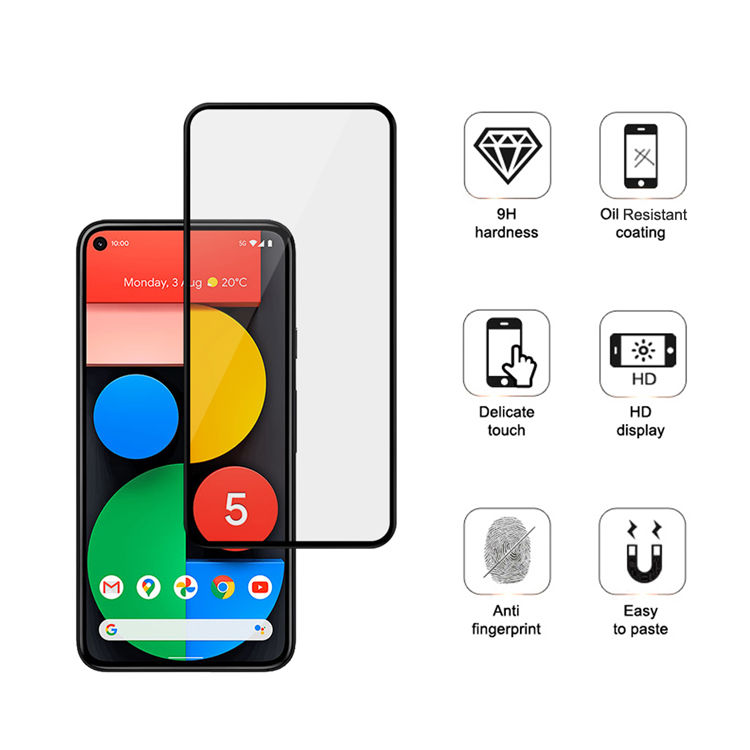 Alink 3D hot bending full glue tempered glass screen protector for Google Pixel 3 XL Lite