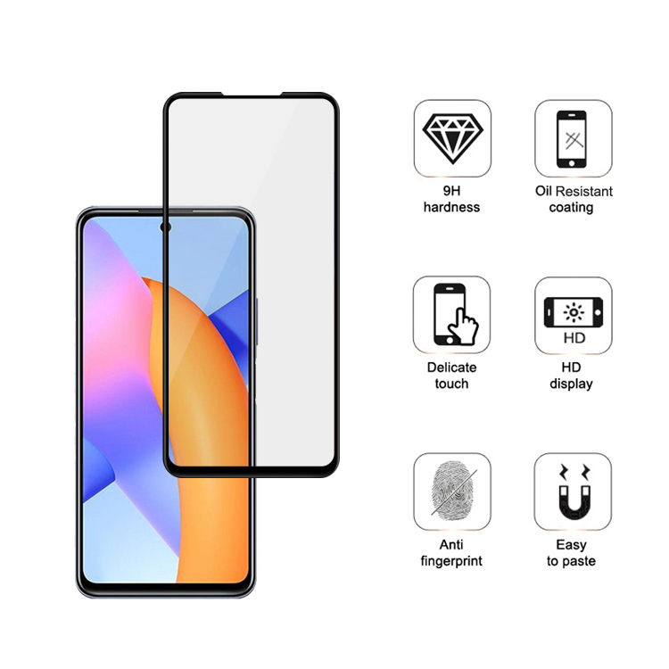Alink 3D hot bending full glue tempered glass screen protector for Honor 10X Lite
