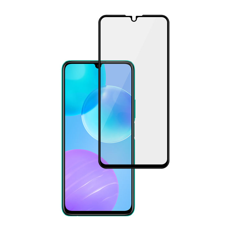 Alink 3D hot bending edge glue tempered glass screen protector for Honor 30 Lite