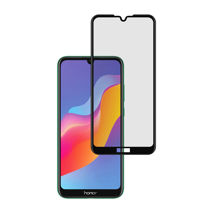 Alink 2.5D silk print full glue tempered glass screen protector for Honor 8A Prime