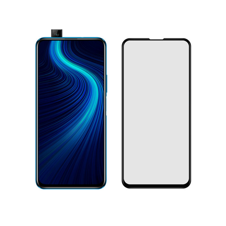 Alink 2.5D silk print full glue tempered glass screen protector for Honor X10