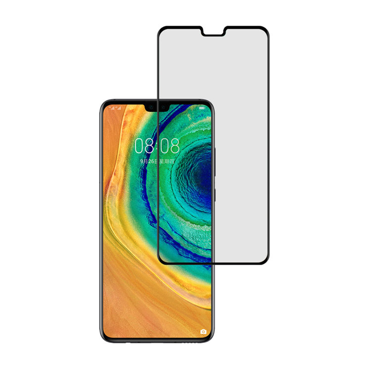 Alink 3D hot bending edge glue tempered glass screen protector for Huawei Mate 30