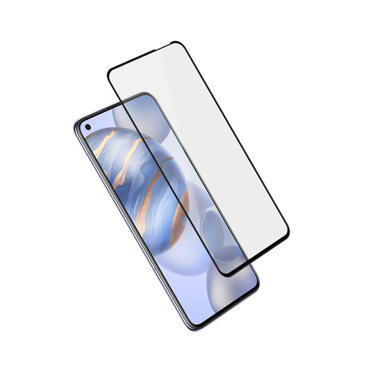Alink 3D hot bending full glue tempered glass screen protector for Honor 30
