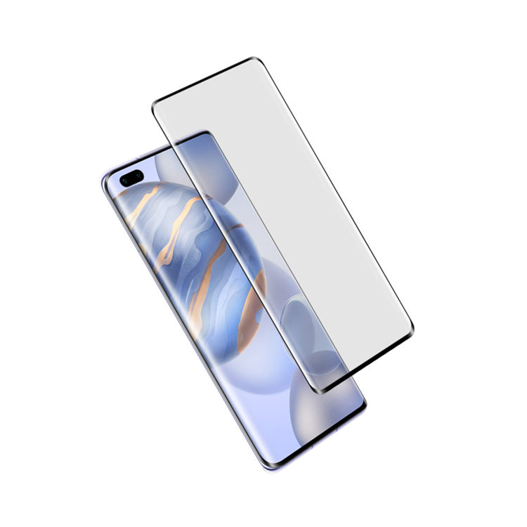 Alink 3D hot bending full glue tempered glass screen protector for Honor 30 Pro