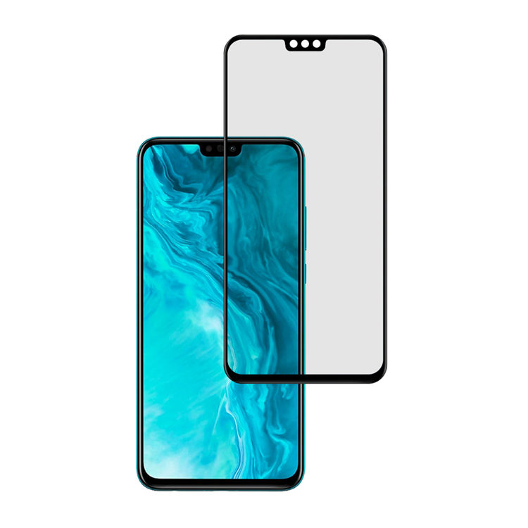 Alink 2.5D silk print full glue tempered glass screen protector for Honor 9x Lite