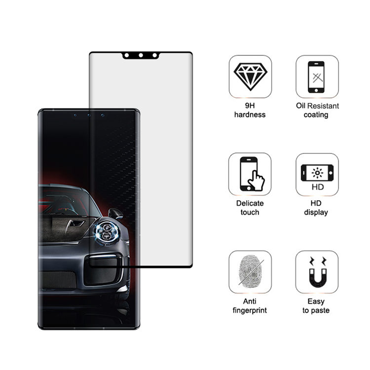 Alink 3D hot bending full glue tempered glass screen protector for Huawei Mate 30 RS