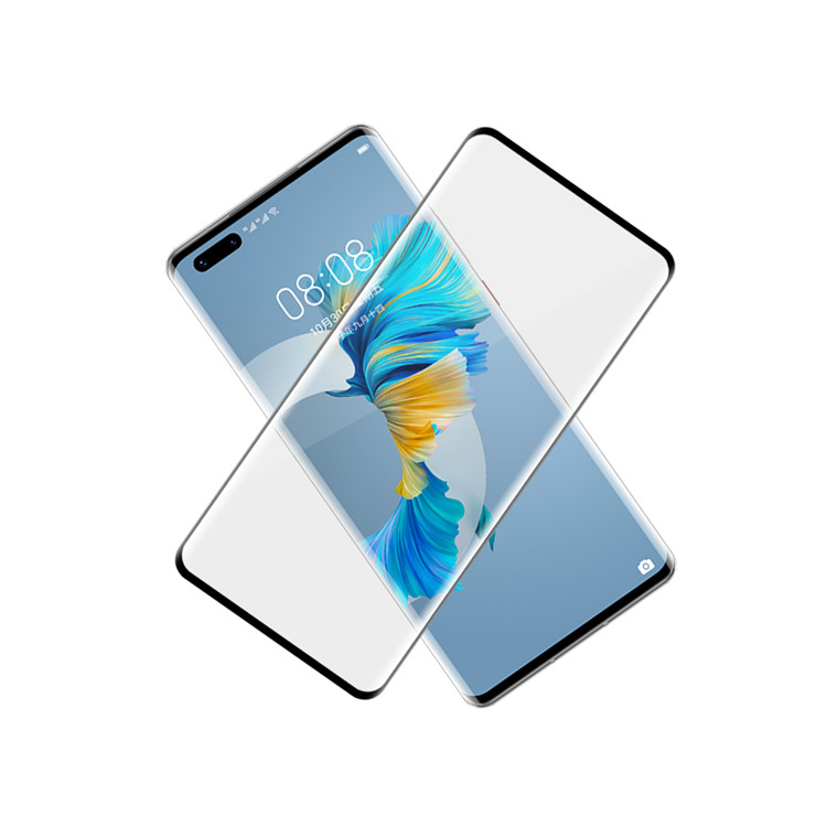 Alink 3D curved precise carving tempered glass screen protector for Huawei Mate 40 Pro+