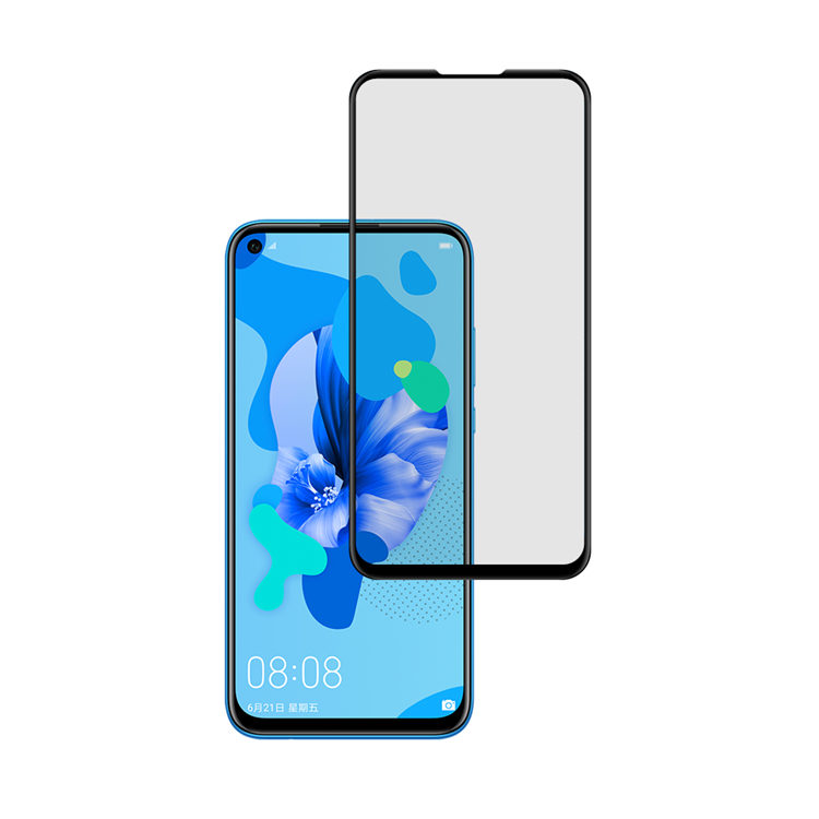 Alink 3D hot bending full glue tempered glass screen protector for Huawei Nova 5i