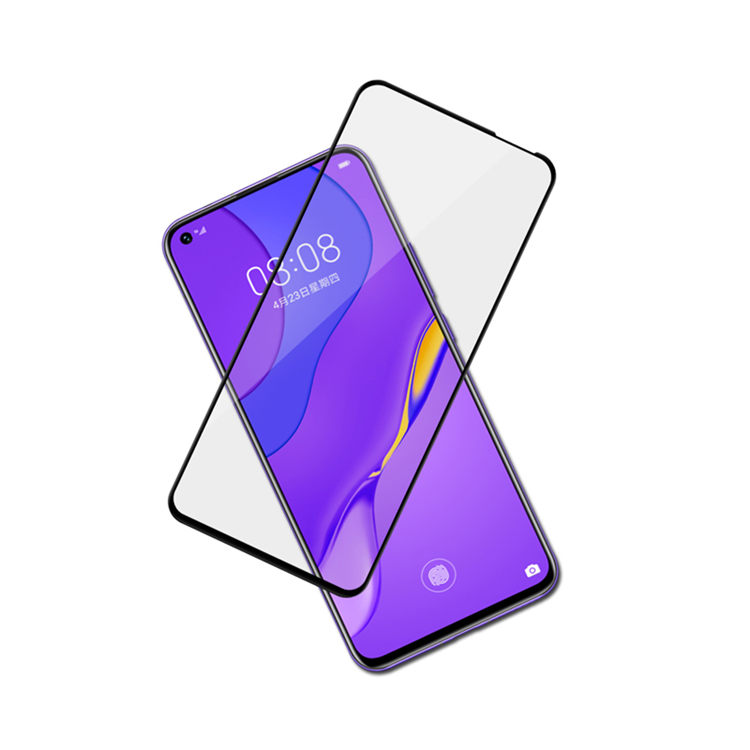 Alink 3D curved precise carving tempered glass screen protector for Huawei Nova 7