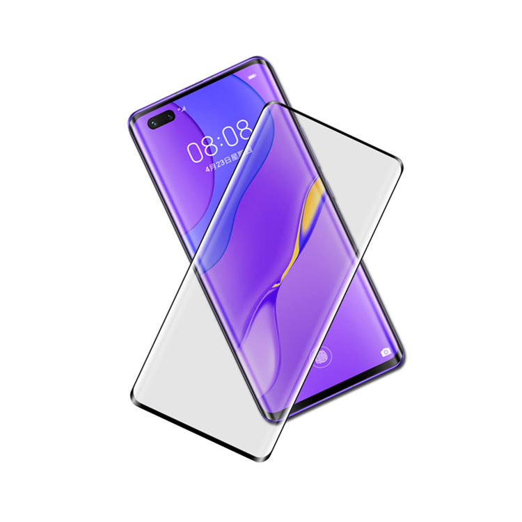 Alink 3D curved precise carving tempered glass screen protector for Huawei Nova 7 Pro