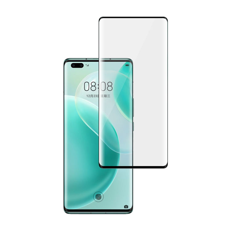 Alink 3D hot bending full glue tempered glass screen protector for Huawei Nova 8 Pro
