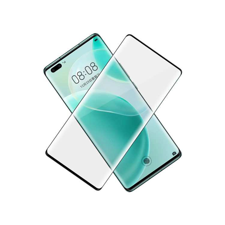Alink 3D hot bending full glue tempered glass screen protector for Huawei Nova 8 Pro
