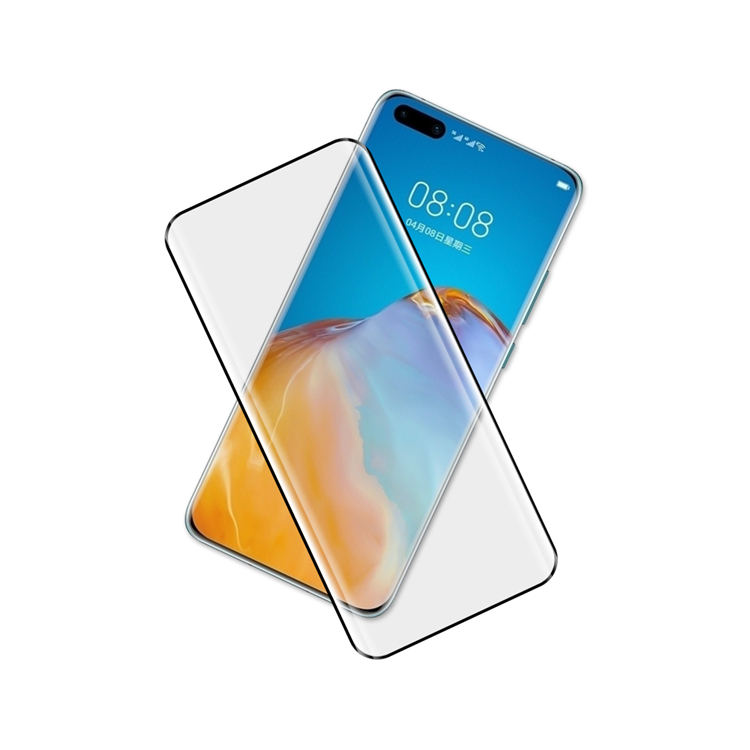 Alink 3D curved precise carving tempered glass screen protector for Huawei P40 Pro
