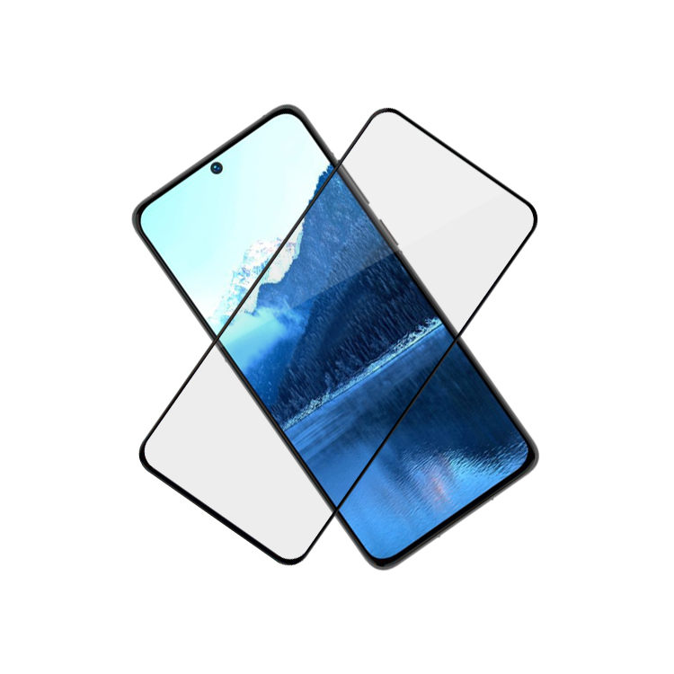 Alink 2.5D silk print full glue tempered glass screen protector for Huawei P50