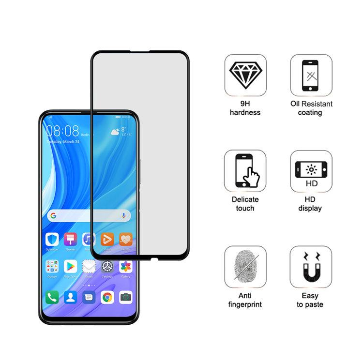 Alink 3D hot bending full glue tempered glass screen protector for Huawei Y9S